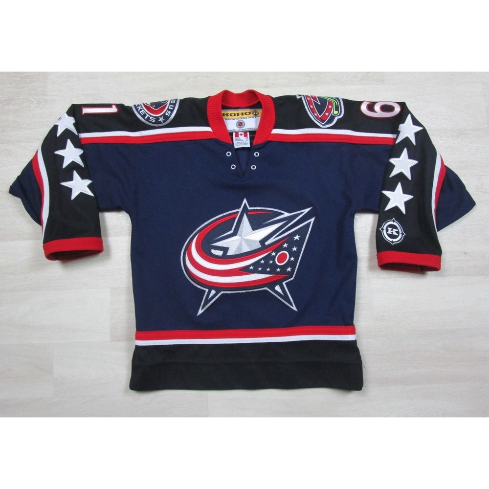 Vintage Y2K Columbus Blue Jackets Alternate Jersey Boys (S/M) Koho Rick Nash #61